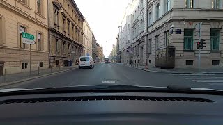 Zagreb Croatia drive early morning