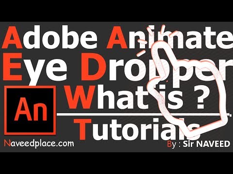 Eye Dropper Tool - Adobe Animate CC / Adobe Flash - Tutorial