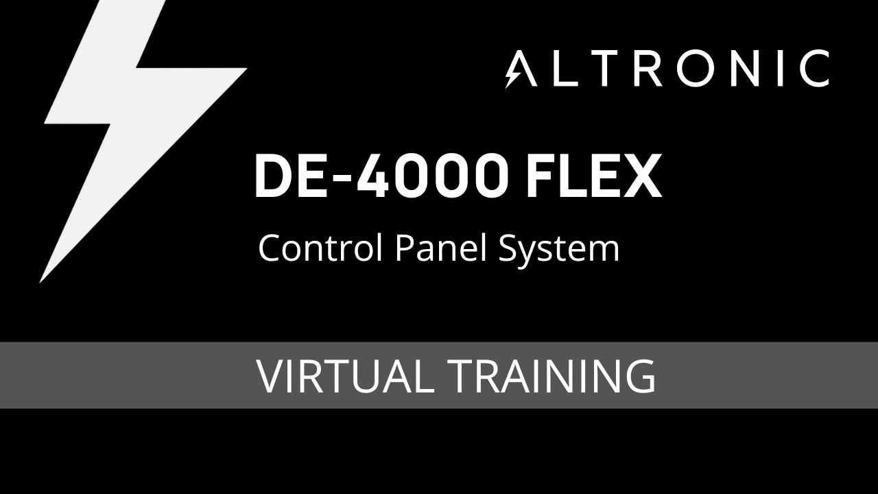 Altronic DE4000 FLEX Control Panel System YouTube