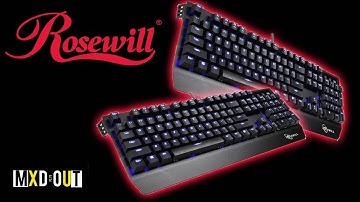 Rosewill RK-930 Gaming Keyboard With Cherry MX Review