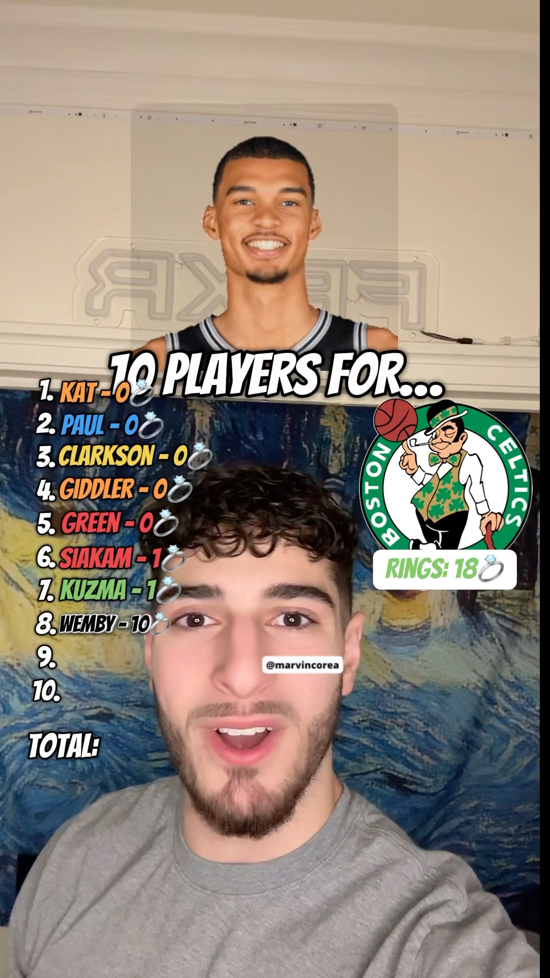 Not even FUTURE WETBANANAS was enough?? #nba #wemby #lebron #giannis #jalengreen #fexr