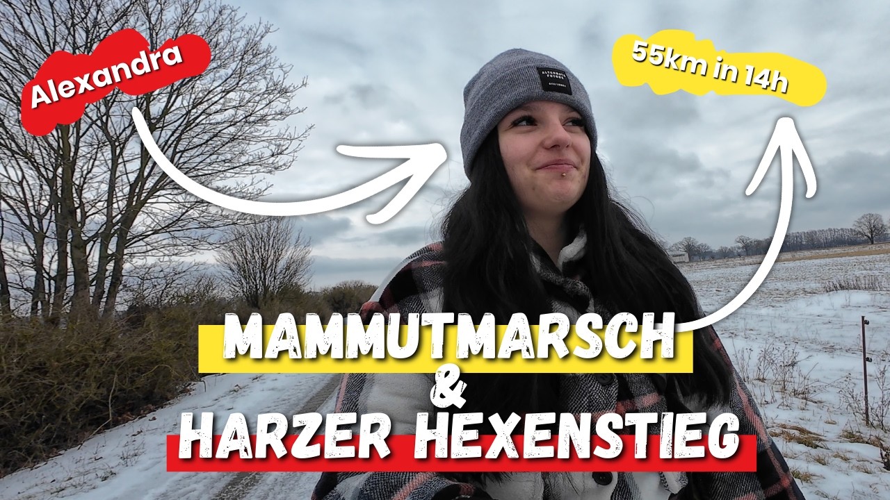 Mein erstes YouTube Video! 😁 Mammutmärsche, HarzerHexenstieg und was noch so bei mir ansteht 🦣🥾