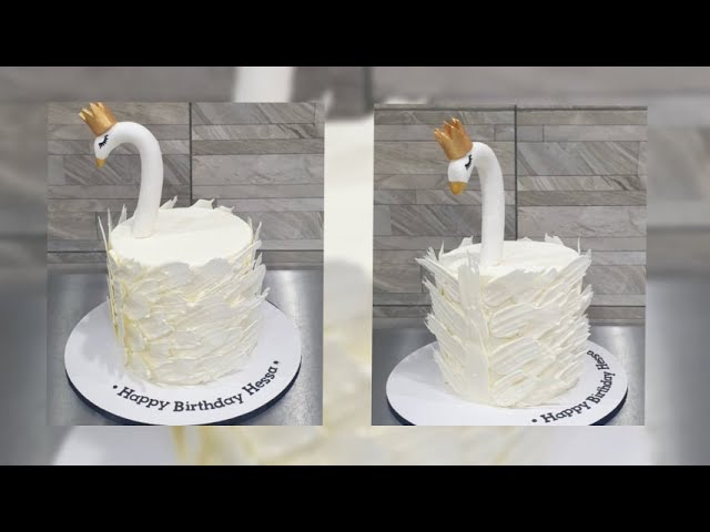 Swan White Topper Cake ( no.150 ) - 6inch | CAKEINSPIRATION SG