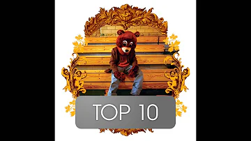 Top 10 Most streamed THE COLLEGE DROPOUT Songs of Kanye West (Spotify) 20.03.22