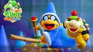 Yoshi's Crafted World - Rail Yard Run - Gameplay Walkthrough Part 1 screenshot 4