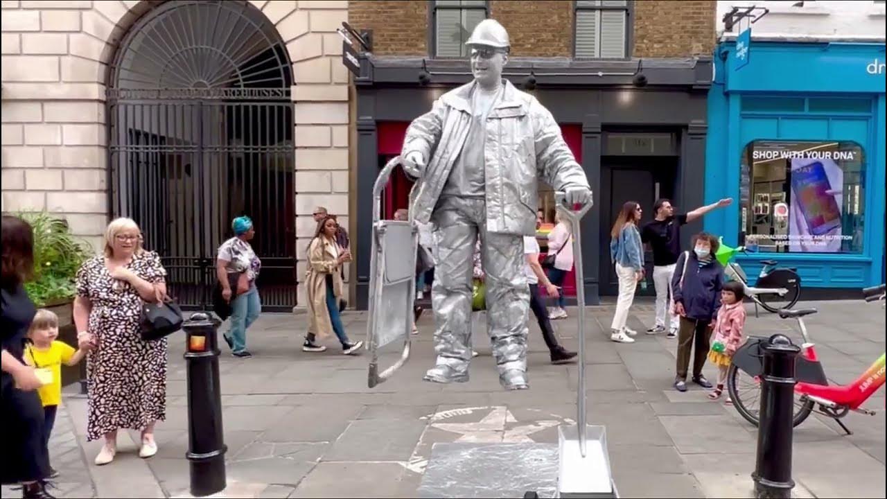 Silverman Trick Reveled How Silver man statue works in 2023 Levetating secret revealed