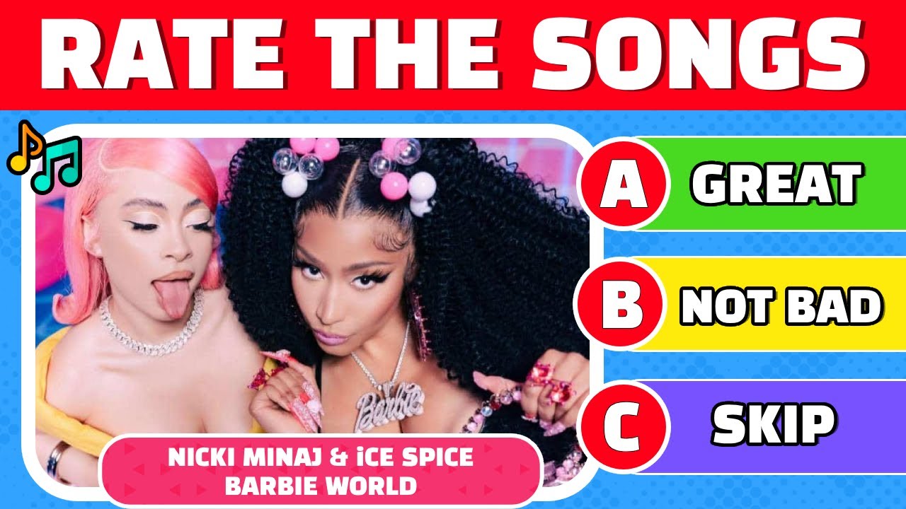 RATE THE SONG Most Popular Rap Songs Hard Quiz 99 9 Will Fail