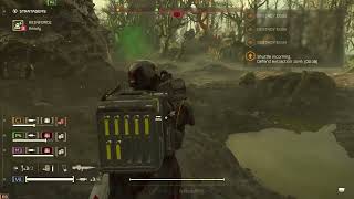 Bug breach Bile Titan and Charger. Helldivers 2 Suicide mission extraction.