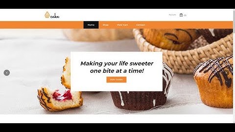 Demo Website Bán Bánh Ngọt PHP and MySQL