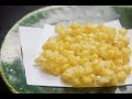 とうもろこしの天ぷら の作り方 の動画、YouTube動画。