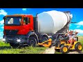 Funny stories about Trucks BRUDER, Concrete Mixer and other Construction cars - Compilation