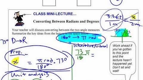 PM12 - 3.1 Radian Measure & Arc Length - part 4