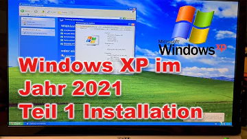 Wie kann ich Windows XP installieren?