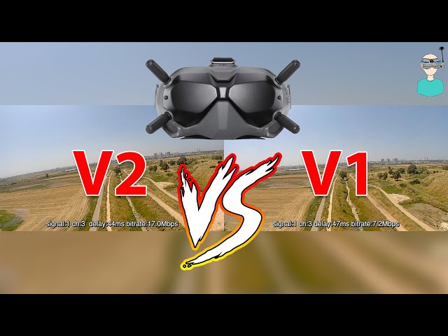 DJI FPV Goggles V2 Vs V1 - Side By Side Comparison - YouTube