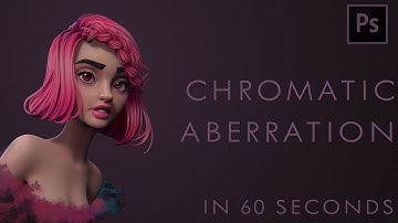 How to add CHROMATIC ABERRATION in Photoshop - 60 second tutorial