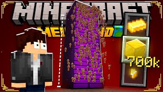 A FARM DE OURO e XP PERFEITA, 700K POR HORA! - Meu Mundo em Minecraft 548