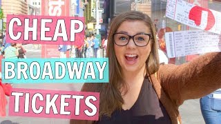How I Get Cheap BROADWAY Show Tickets in New York City!