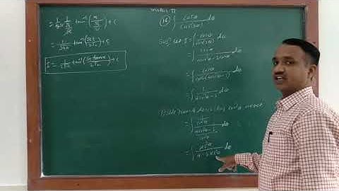 Indefinite integration lecture 11 by Atul Limgude sir