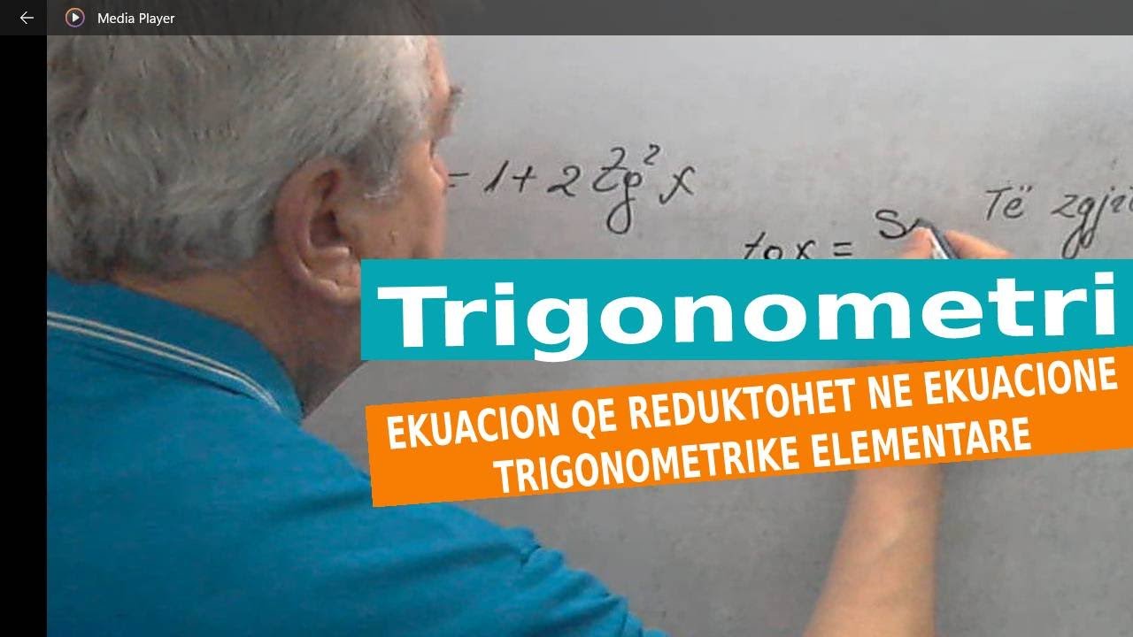 Trigonometri/Ekuacion qe reduktohet ne ekuacione trigonometrike elementare
