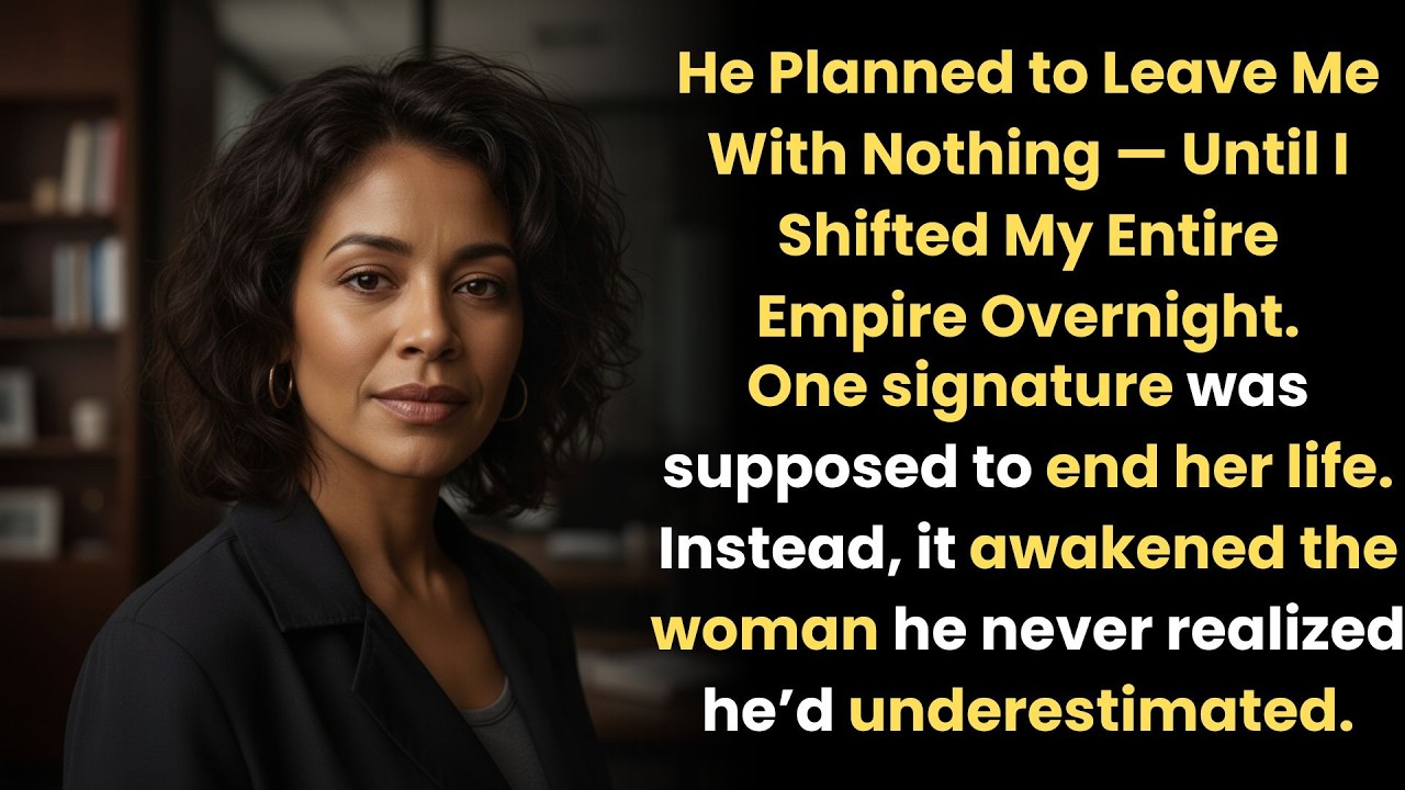 He Planned to Leave Me With Nothing Until I Shifted My Entire Empire Overnight a story of resilience