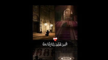 (الذين يقولون ربنا إننا آمنا فاغفر لنا ذنوبنا وقنا عذاب النار) من سورة آل عمران