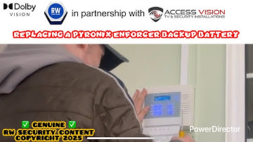 Replacing a Pyronix Enforcer V10 Alarm Backup Battery (RW S&T x AccessVision)