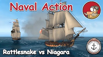 Naval Action Battles - Rattlesnake vs Niagara
