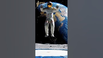 Zero Gravity Fun! | Astronaut Jumps on a Trampoline on the Moon 🌕🎉 #moon #space #astronaut