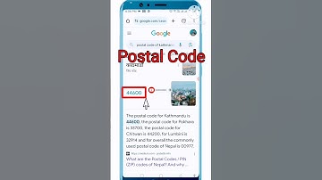 Cara Menemukan Kode Pos / Zip Lokasi Saya Cara Menemukan Kode Pos / Zip Di Nepal #Celana Pendek #pos