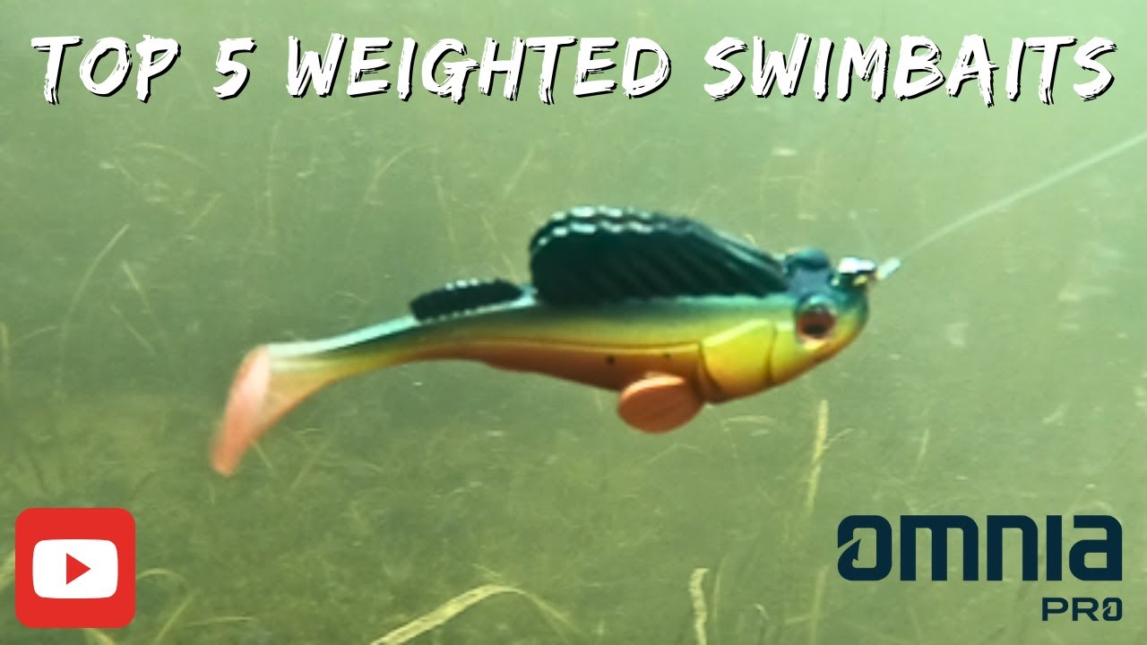 Top 5 Weighted Swimbaits . These baits Catch Bass All Year !