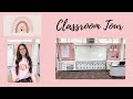 Classroom Tour│Kindergarten Classroom│2021 Classroom Decor and Setup│Boho Rainbow Classroom