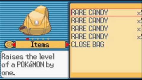 Pokemon Ruby - Rare Candy Gameshark Cheat Code