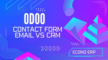 Odoo Website Contact Form: Email vs CRM