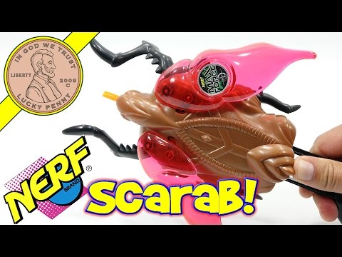 Nerf Gun Max Force Stinging Scarab Vintage Dart Blaster