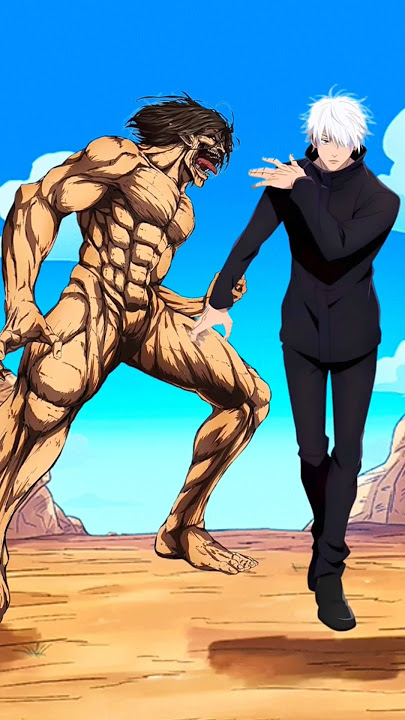 Eren vs Gojo | who is stronger | #attackontitan #jjk