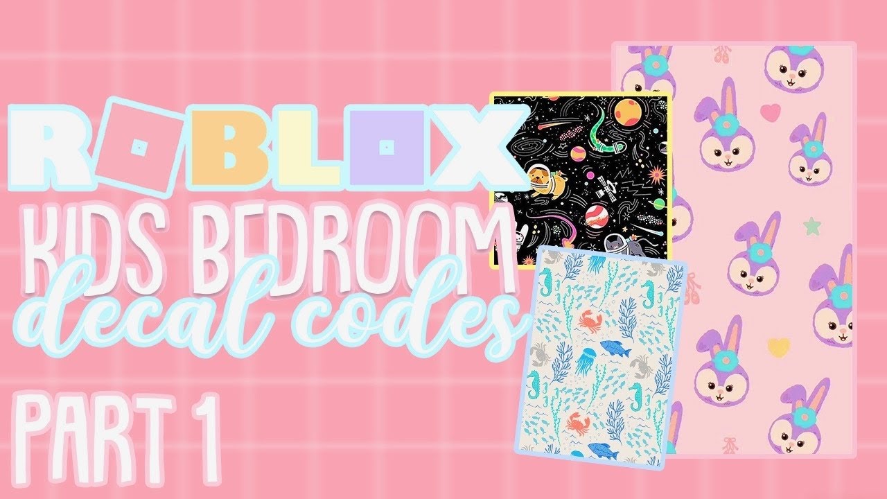 Roblox Bloxburg Kids Bedroom Decal Codes Youtube - mlp decals codes for roblox