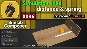 0046. distance & spring joint in simlab composer