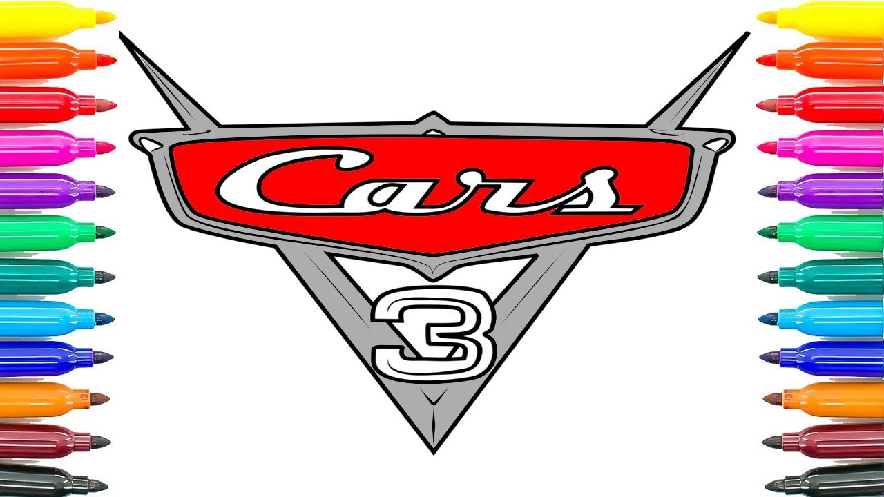 How To Coloring Cars 3 New Logo Coloring Pages How To ...