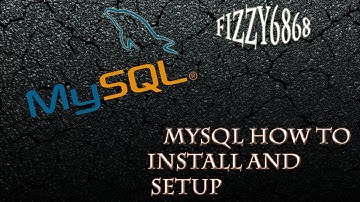 MySQL how to install and setup for local and remote users