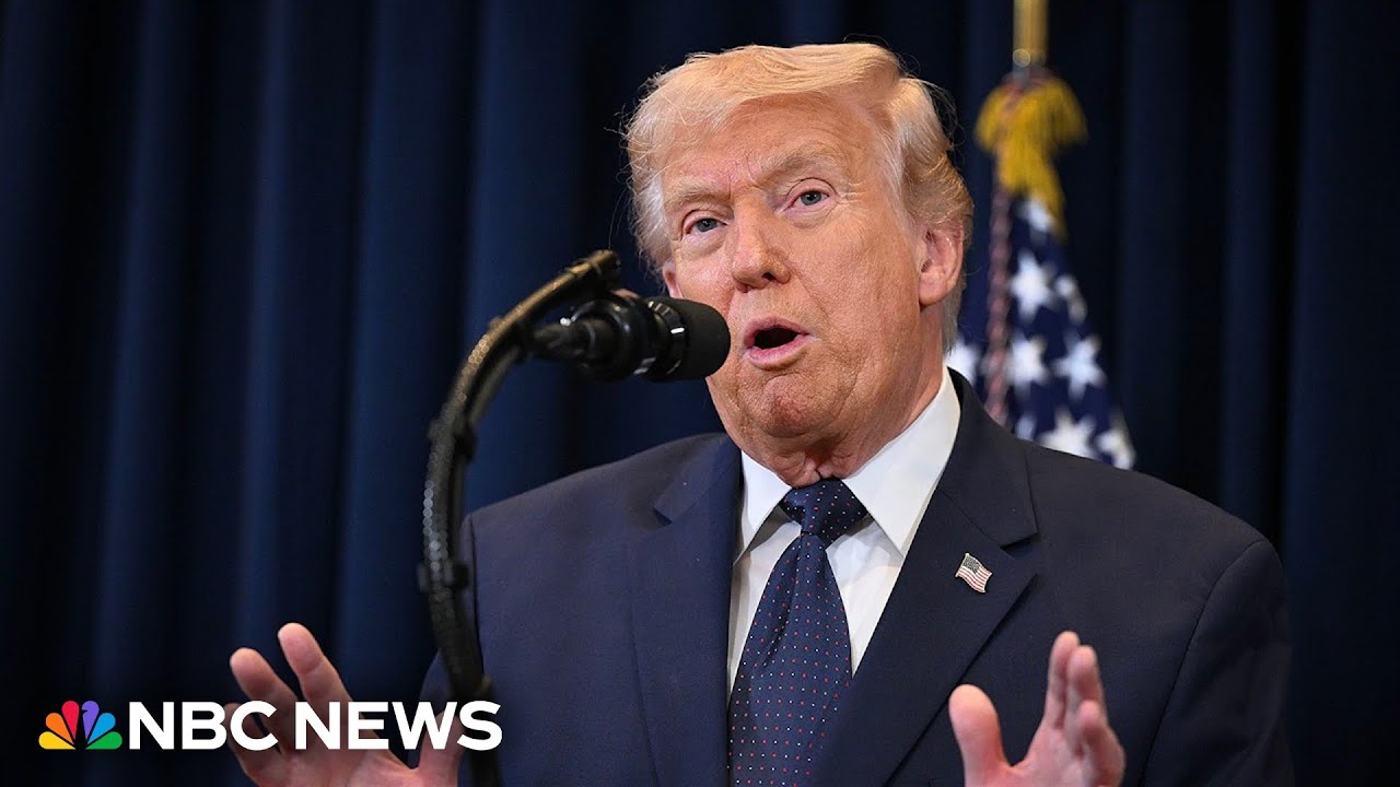 LIVE: Trump speaks at Saudi investment conference in Florida | NBC News