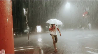 No Words Needed when I Walk in the Ultra Rain. Relaxing Sound for Sleep Meditation. White Noise.