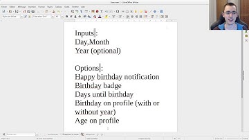 Flarum live coding - birthday extension