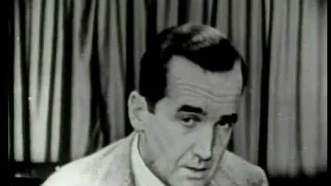 Murrow on McCarthy, no fear, 1954