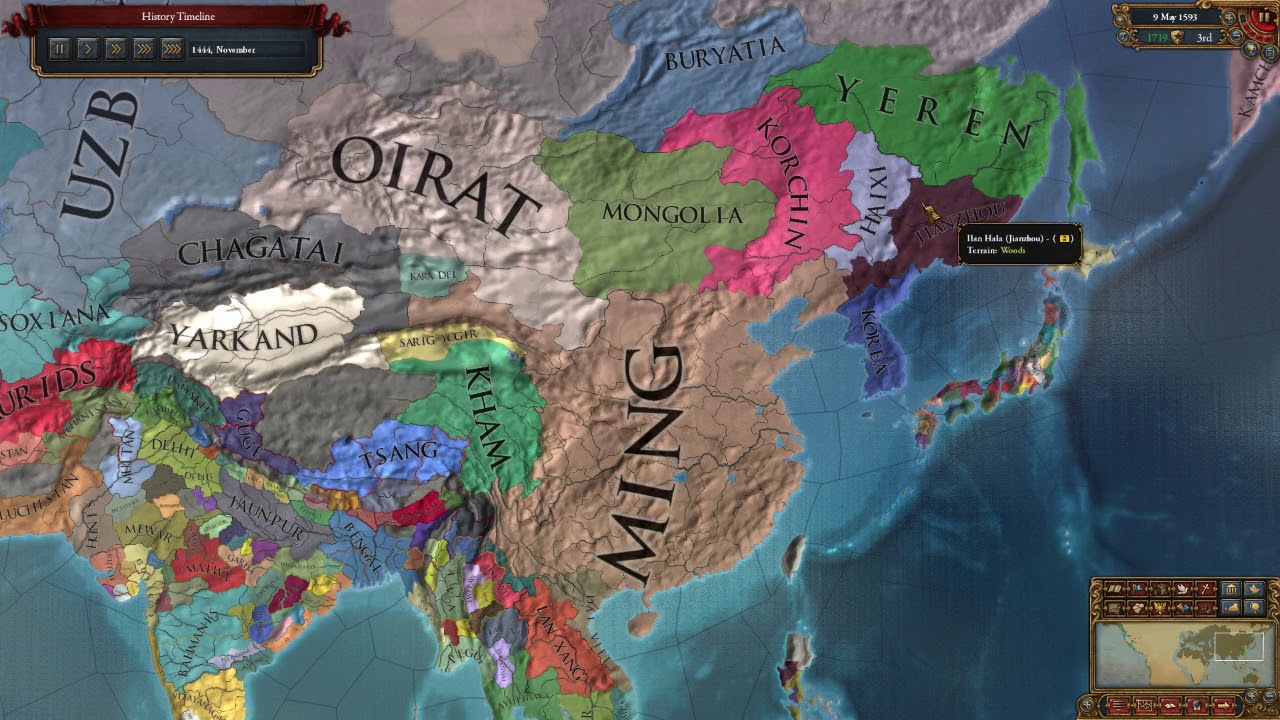 EU4 campaign update - Manchu part 1
