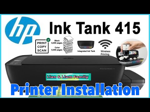 HP INKTANK 415 TUTORIAL & UNBOXING | How To Install HP Ink Tank Wireless 415 All in One Printer
