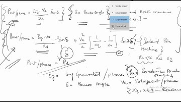 Power Angle Equation Four Round Rotor and Salient Pole Considering Armature Resistance