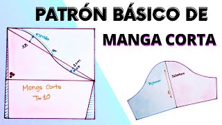 MANGA BASE Corta✅: aprende a hacerla desde cero, para que crees bellas mangas😍