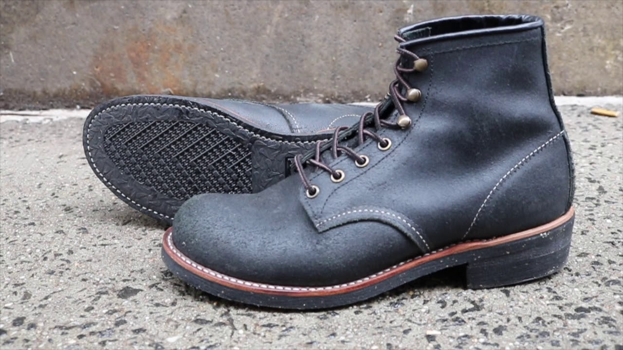 Red Wing 2955 Blacksmith in Spitfire Leather RESOLE! - YouTube