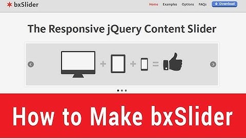 How to Make bxSlider Hindi