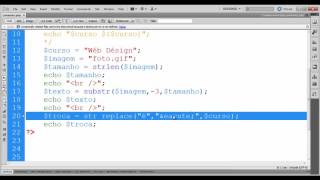 Curso de php aula 15 str_replace, strtoupper e strtolower do php